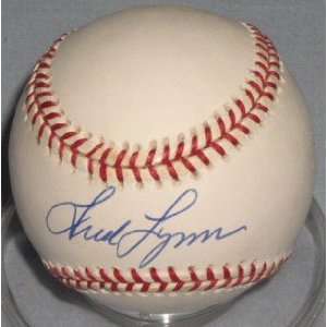Fred Lynn Autographed Baseball 