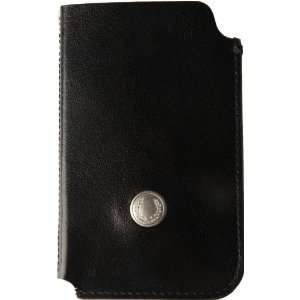 Fred Perry Black Leather Smartphone Case