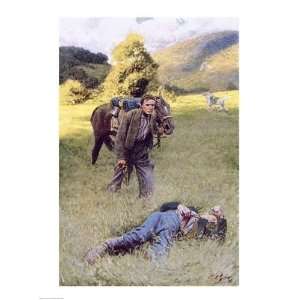 Howard Pyle   A Lonely Duel In The Middle Of A Great Sunny Field 