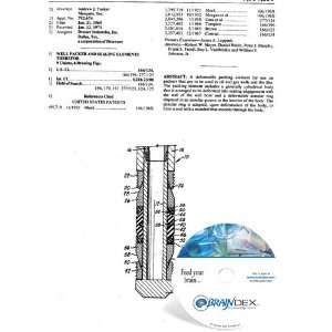  NEW Patent CD for WELL PACKER AND SEALING ELEMENTS 