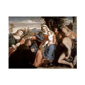  Jacopo Il Vecchio Palma   Sacre Conversazione Giclee