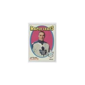  1971 72 Topps #10   Jacques Plante Sports Collectibles