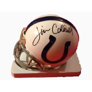 Indianapolis Colts Coach JIM CALDWELL Signed Autographed Mini Helmet 