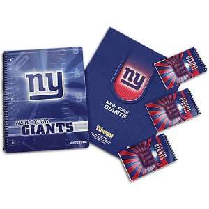  Giants John F Turner NFL Back to School Combo Set Sports 