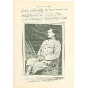  1903 Print Captain John J Pershing United States Cavalry 