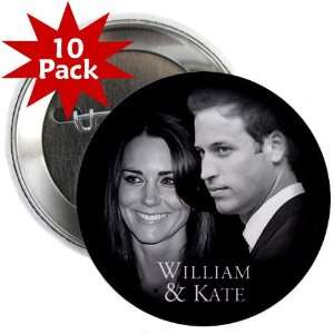  Prince William Kate Middleton Royal Wedding 10 Pack of 2 