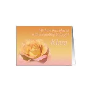  Kiaras Exquisite Birth Announcement Card Health 