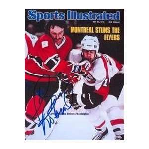 Larry Robinson autographed Sports Illustrated Magazine (Montreal 