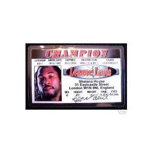 Lennox Lewis   Collector Card