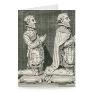Henry Stuart, Lord Darnley and his brother   Greeting Card (Pack of 