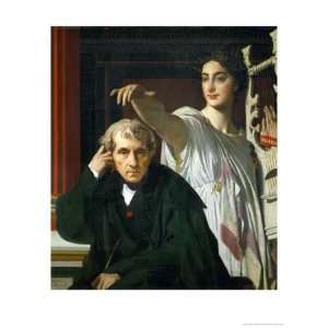  Composer Luigi Cherubini and Muse Giclee Poster Print by 