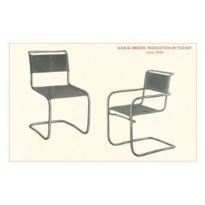 Marcel Breuer Chairs MasterPoster Print, 12x18