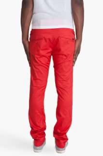 Diesel Chi tight Red Chinos for men