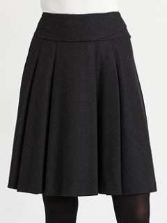 Elie Tahari   Stretch Flannel Suzette Skirt