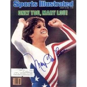 Mary Lou Retton autographed Sports Illustrated Magazine (Gymnastics 