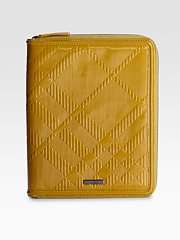  Burberry Embossed Check Patent Leather Cover For 
