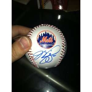 Mike Piazza Autographed Mets Logo Major League Baseball