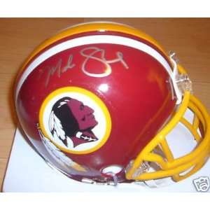  Signed Mike Shanahan Mini Helmet   WASHINGTON REDSKINS 2A 
