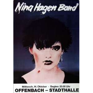  Nina Hagen   Nina Hagen Band 1981   CONCERT   POSTER from 