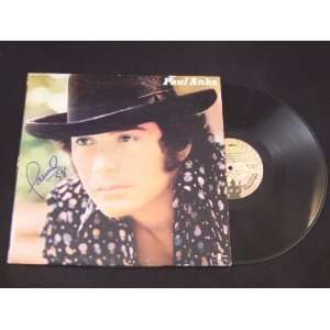 Paul Anka   Signed Autographed   Record Album Lp Vinyl