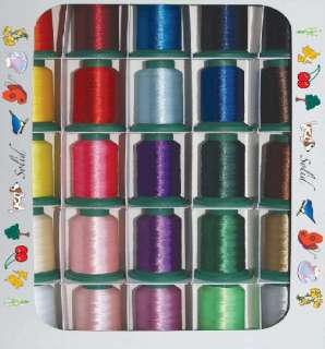 Poly X40 Popular Embroidery Thread Set 1100 yd New 814027012898 