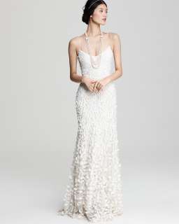 Theia Crepe Petal Gown & more   Womens   