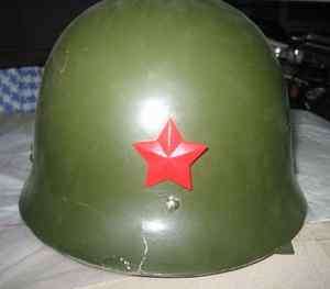 Original old Chinese paratrooper helmet  