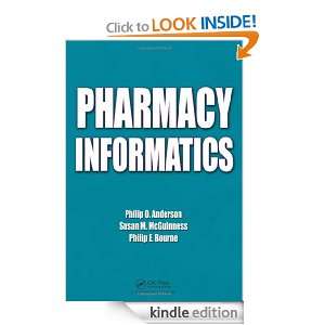 Pharmacy Informatics Philip O. Anderson, Susan M. McGuinness, Philip 