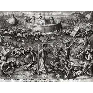 Pieter Brueghel the Elder Engraving Signed Original