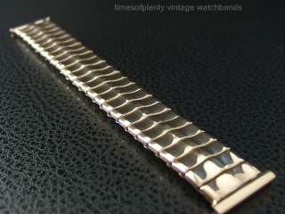 NOS 3/4 19mm MEL Gold Filled Expansion Watch Band  