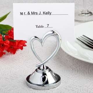 100   Heart Themed Place Card Holders Wedding Favors  