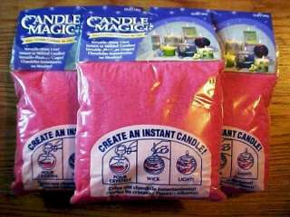 12 LOT Bags Candle Magic Wax Crystals APPLE TWEED RED  