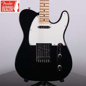 Fender Standard Telecaster Black Tele Electric Guitar Maple Neck Brand 