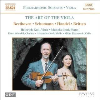 The Art of the Viola by Paul Hindemith, Ludwig van Beethoven, Robert 