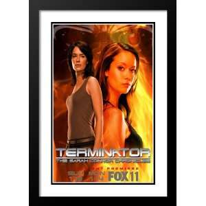  Terminator Sarah Connor 32x45 Framed and Double Matted TV 