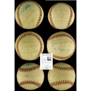 Satchel Paige Signed Baseball   17 Hall of Fame PSA LOA  