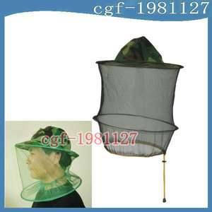   Ventilated Beekeeping Fishing Veil Hat Fly Insect Net Black  