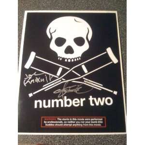 Jackass 2 Cast X2 Steve O Johnny Knoxville Authentic Hand Signed Auto 