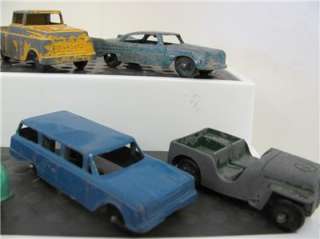 Old Vtg Tootsie Toy Truck Car Lot Junk Drawer Ford Jaguar Triumph 