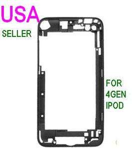 iPod Touch 4th Gen Black Middle Mid Frame Bezel Repair Part  