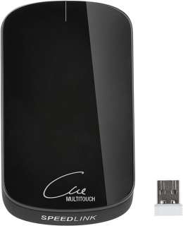 SPEEDLINK Cue Black Wireless Multitouch Mouse 1000dpi Finger/Gesture 