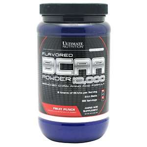   Flavored BCAA Powder 12,000 Fruit Punch 457 g 099071004420  