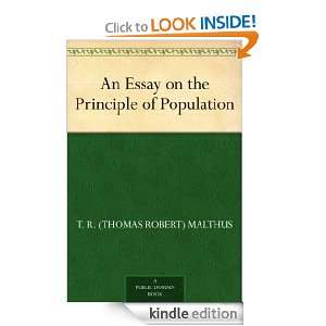   of Population T. R. (Thomas Robert) Malthus  Kindle Store
