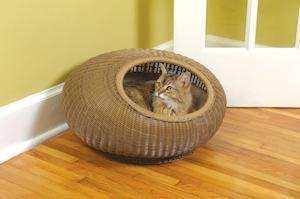 Cat Nap Pod Bed Cushion House & Pillow Kitten furniture durable Mr 