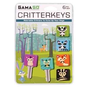 Gama Go Critter Keys Silicone Forest Animal Key Caps / Covers 
