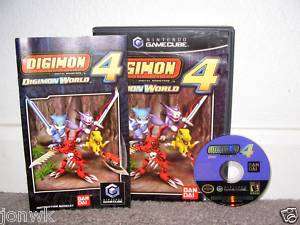 DIGIMON WORLD 4 CIB   GameCube game 045557184025  