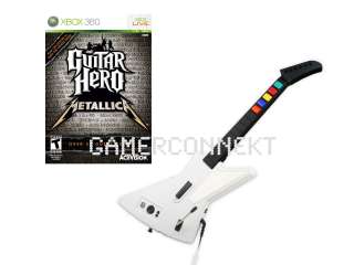 Guitar Hero Metallica + Wired Guitar Xbox 360 NEW  