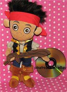 New Jake and the Never Land Pirates Plush Doll 12 Tall USA SELLER 