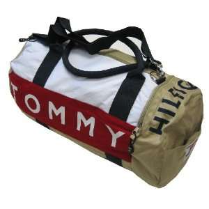 Tommy Hilfiger Big Logo Duffle Bag (Cream)