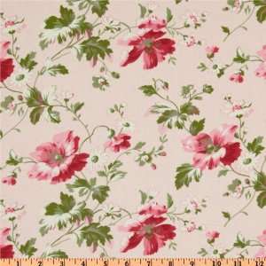  44 Wide Heavenly Peace Full Bloom Angel Pink Fabric By 